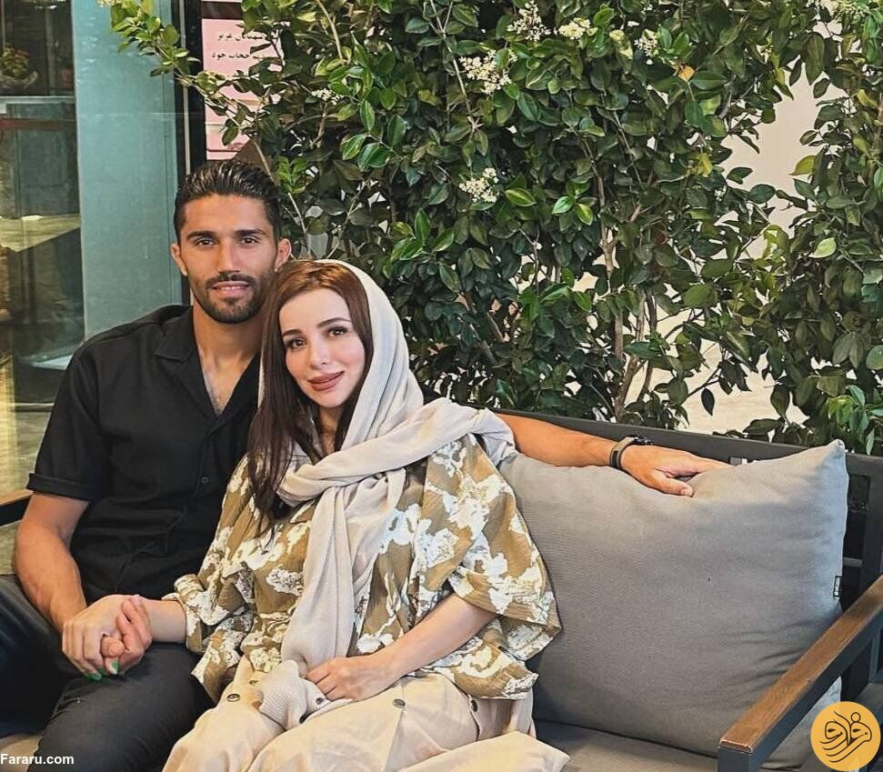 عکس عاشقانه سیدحسین حسینی در کنار همسرش