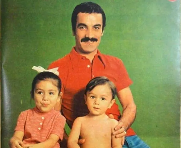 تصویری از سعید راد در کنار همسر و فرزندانش که تا کنون ندیده‌اید